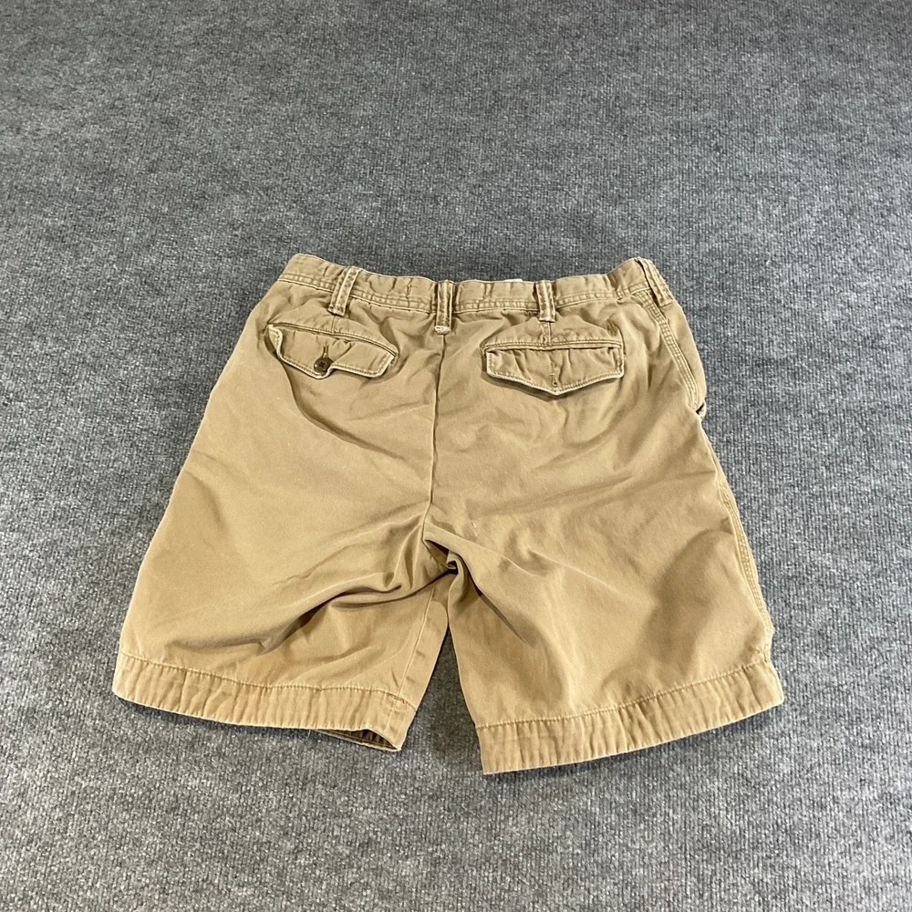 Polo Ralph Lauren Relaxed Fit Shorts Mens 32 Khaki Cotton Casual Chino Classic